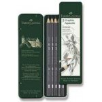 Faber-Castell Akvarelová grafitová tužka Graphite Aquarelle 5 ks plechová krabička 117805 – Sleviste.cz