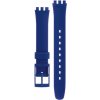Řemínek k hodinkám Swatch Unisex modrý silikonový ALN148C
