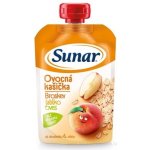 Sunar Ovocná kašička broskev jablko oves 6m+ 120 g – Hledejceny.cz