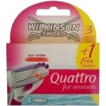 Wilkinson Sword Quattro for Women 4 ks – Hledejceny.cz