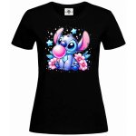 tričko Stitch Lilo & Stitch Černá – Zboží Dáma