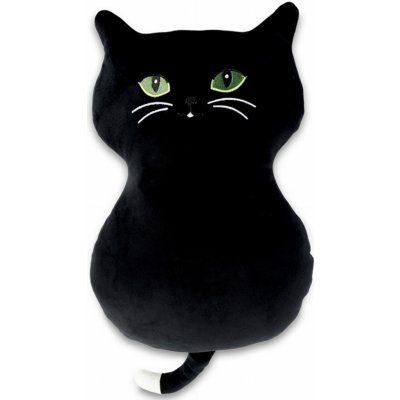 Svitap Polštář mikrospandex Kočka černá 32 cm – Zboží Dáma