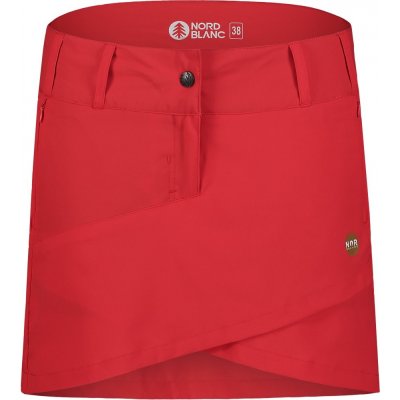 Nordblanc dámská outdoorová šortko- sukně Sprout NBSSL7632_CVA červená – Zboží Dáma