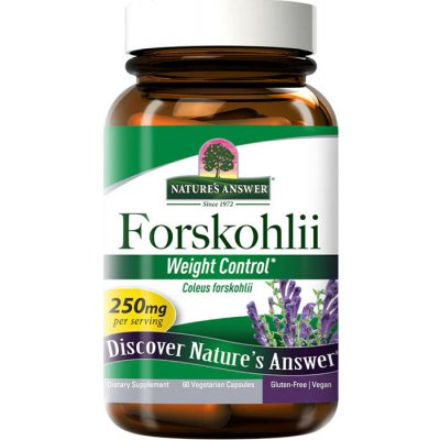 Nature's Answer Forskohlii 60 Veg Kapslí – Hledejceny.cz