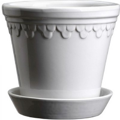 Květináč Kobenhavner glazovaný White 16 cm Bergs Potter – Hledejceny.cz