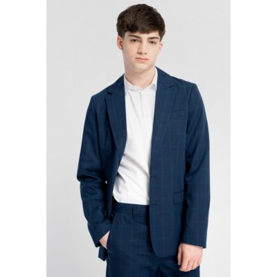 Reporter Young chlapecké kostkované sako modré – Zboží Dáma