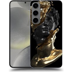 Picasee silikonové Samsung Galaxy S24 + S926B 5G Gold Black černé