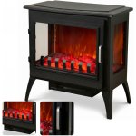 Sureflame Marlow 3-Sided Electric Stove in Matte Black – Zboží Mobilmania