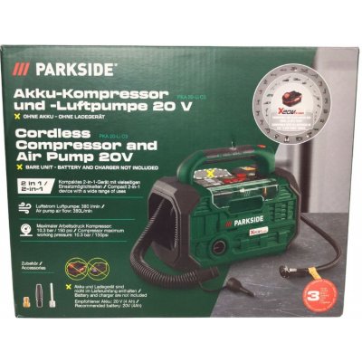 Parkside PKA 20-Li C3 – HobbyKompas.cz
