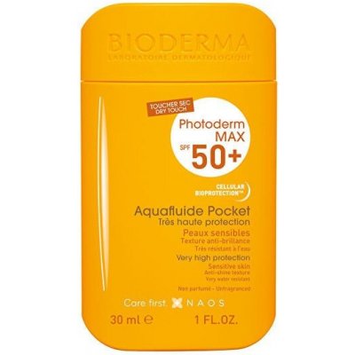 Bioderma Photoderm Max ochranný matující fluid na obličej Fragrance Free Paraben Free Water Resistant SPF50+ 30 ml