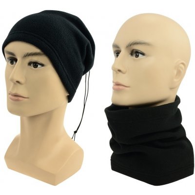 Sulov čepice s otvorem pro culík 2v1 Fleece černá – Hledejceny.cz