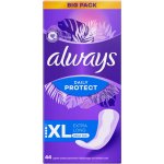 Always Dailies Extra Protect Long Plus s jemnou vůní slipové intimní vložky 44 ks – Zbozi.Blesk.cz