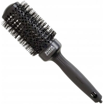 Olivia Garden Expert Blowout Shine Round Brush Black kartáč na vlasy 45 mm – Zboží Mobilmania