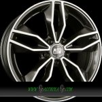 MSW 71 8x19 5x112 ET45 dark grey polished | Zboží Auto