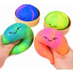 Antistresový mačkací knedlíček Squishy Dumpling rainbow – Sleviste.cz