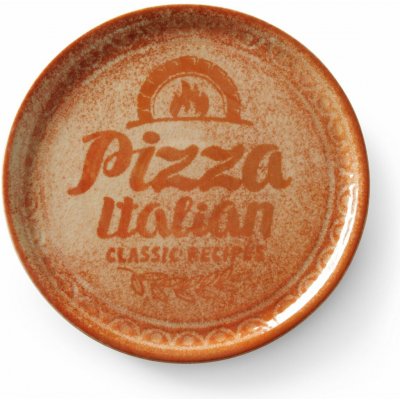 Hendi Pizza talíř Kolekce receptů Brick Red Červená 330mm – Hledejceny.cz