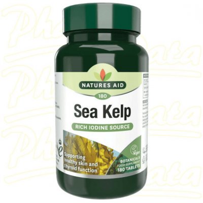 Natures Jód 450μg 180 tablet z mořského kelpu – Hledejceny.cz