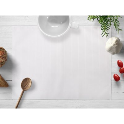 Biante damašek prostírání DM-002 Bílé proužky 6 a 24 mm 30x40cm – Zboží Mobilmania