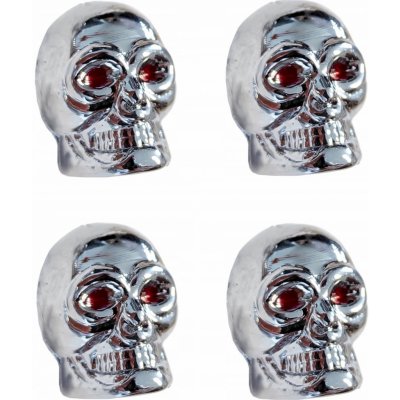 Čepičky na ventilky lebka 4ks – Zboží Mobilmania