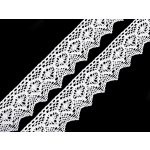 Bavlněná krajka paličkovaná šíře 46 mm Varianta: 1 bílá, Balení: 1 m 40206/103317/180888 – Hledejceny.cz