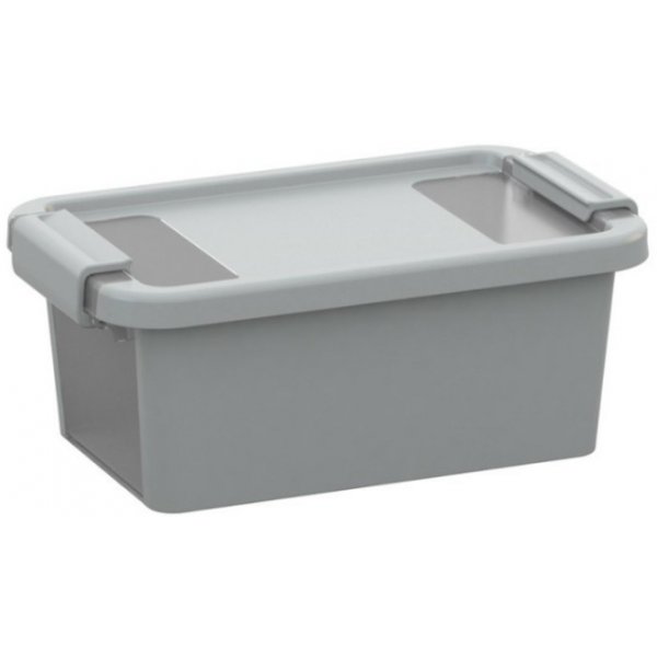Úložný box Keter Plastový Bi Box XS s víkem 3l šedý