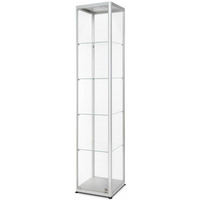 Jansen Display Skleněná produktová VR2 400 x 2000 x 400 mm – Zboží Živě