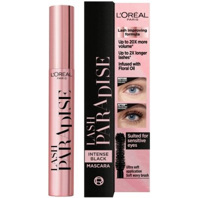 L'Oréal Paris Paradise Forever řasenka Noir 6,4 ml – Zboží Mobilmania