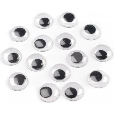 Samolepicí oči Ø15 mm - viz foto (50 ks) – Zboží Dáma