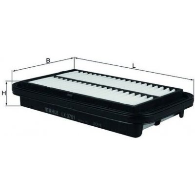 Vzduchový filtr MAHLE LX 3751 – Hledejceny.cz