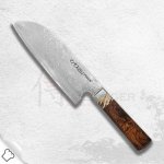 Dellinger Manmosu Professional Damascus nůž šéfkuchaře Santoku 180 mm – Zboží Dáma