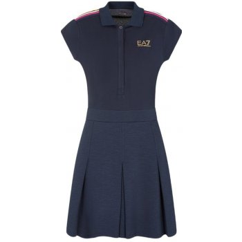 EA7 Woman Jersey Dress navy blue