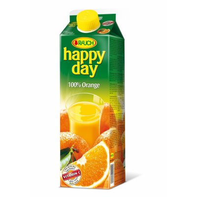 Rauch Happy Day pomeranč s dužinou 100% 1l – Zboží Mobilmania