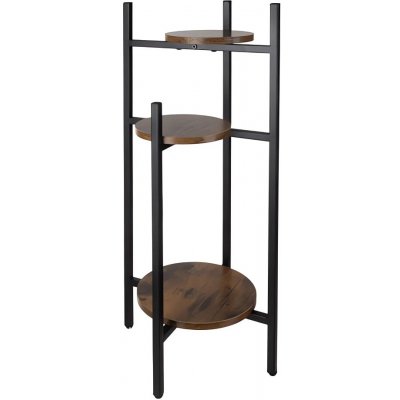 Ruhhy 25627 Stojan na květiny 81 x 27 x 27 cm hnědý – Zboží Dáma