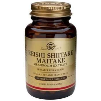 Solgar Extrakt z ShiitakeReishi a Maitake 50 kapslí