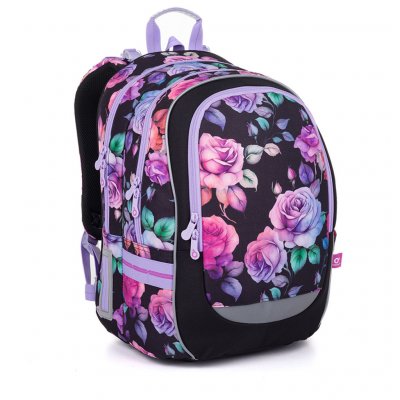 Topgal batoh CODA 25009 fialová černá – Zboží Dáma