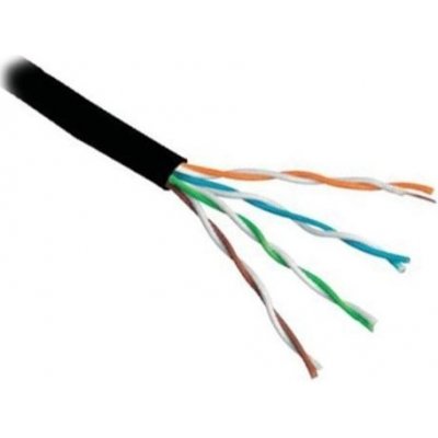 Planet KAB-UTP5E-D-PE-P UTP, drát, 4pár, Cat 5e, PE venkovní, 305m – Sleviste.cz