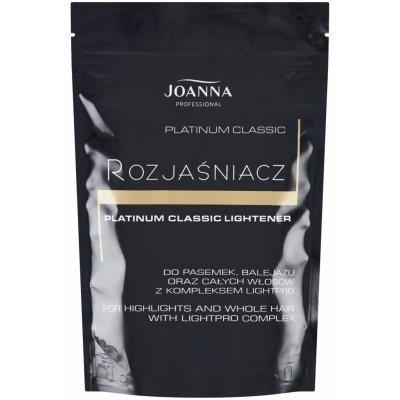 Joanna Platinum Classic zesvětlující pudr pro blond a melírované vlasy 450 g – Zboží Dáma