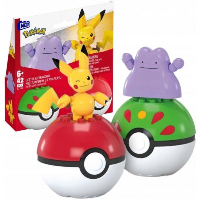Mega Pokémon Pokéball - Pikachu & Ditto – Zboží Mobilmania