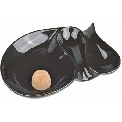 VPKCZ Dýmkový popelník na 2 dýmky černý ovál – Hledejceny.cz