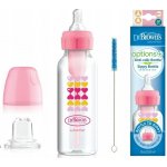 Dr. Brown´s kojenecká láhev standard úzkohrdlá Options plus modrá 250 ml – Zboží Dáma