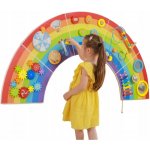 Viga senzorická a manipulační deska duha – Sleviste.cz