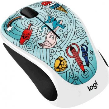 Logitech M238 Wireless Mouse Doodle Collection 910-005055