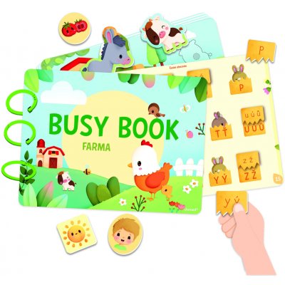 Janod Farma Busy Book interaktivní kniha s aktivitami – Hledejceny.cz