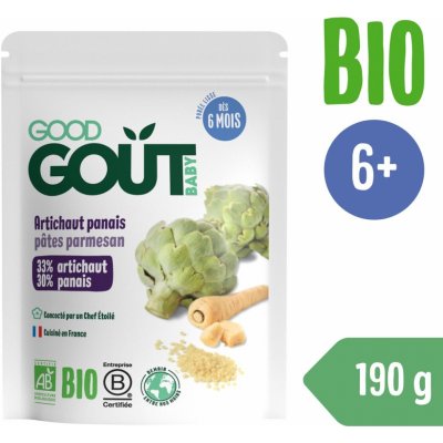 Good Gout Bio Artyčoky pastiňák a těstoviny s parmazánem 190 g