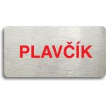 Accept Piktogram "PLAVČÍK II" (160 × 80 mm) (stříbrná tabulka - barevný tisk bez rámečku) – Zbozi.Blesk.cz