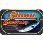 Giana Sardinky v tomatové omáčce 125 g – Zboží Dáma