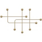 Kalune Design Dama 107 x 64 x 10 cm zlatý – Hledejceny.cz