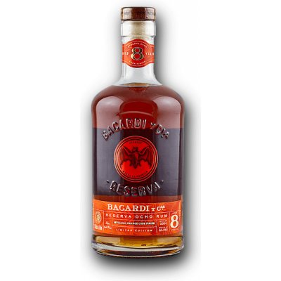 Bacardí 8y Reserva Ocho Sevillian Orange Cask Finish Limited Edition 45% 0,7 l (holá láhev) – Hledejceny.cz