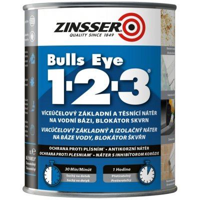 Zinsser Bulls Eye 1-2-3 – univerzální základní nátěr a blokátor skvrn 1 l – Sleviste.cz