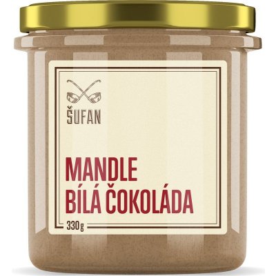 Šufan Mandlové máslo s bílou čokoládou 330 g